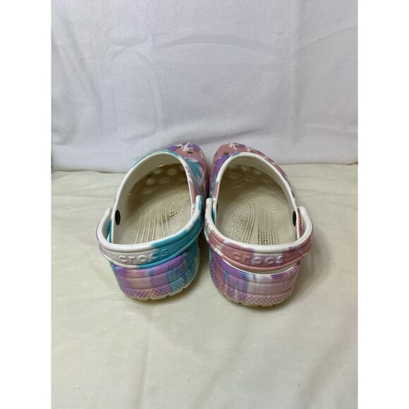 Crocs Classic Clogs Slip-On Sandal “Pastel Tie-Dye” Women’s 9 - Picture 5 of 5
